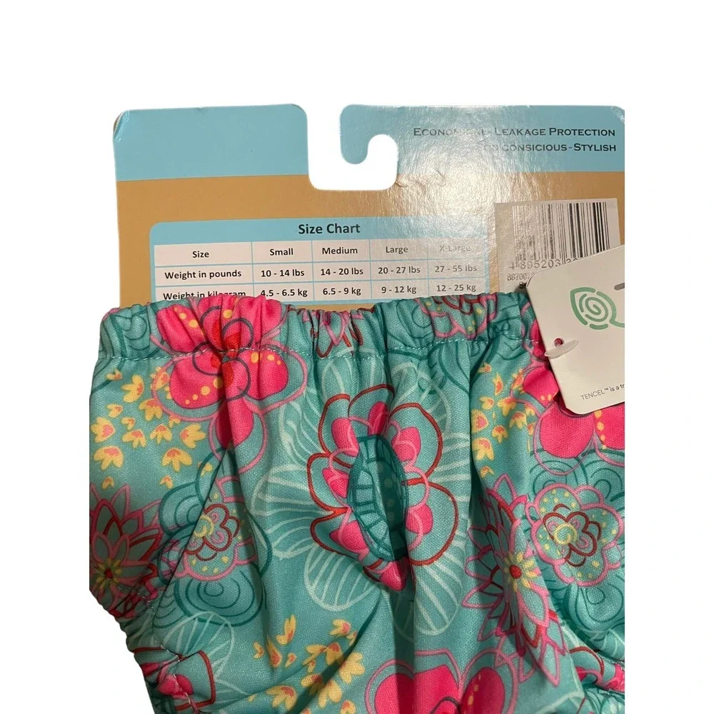 Charlie Banana Reusable Easy Snaps Swim Diaper Size L 10-27 lbs NWT